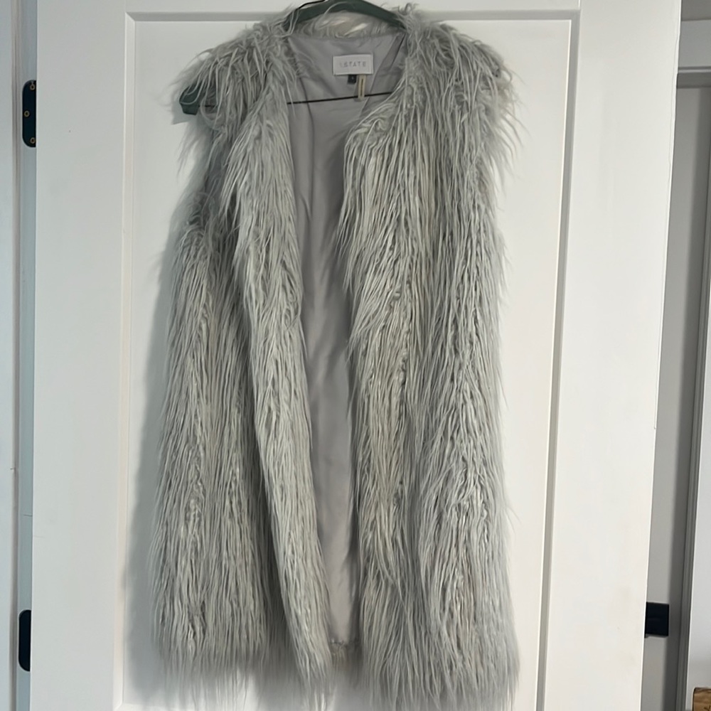 1. STATE Faux Fur Vest